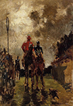 Henri Toulouse-Lautrec The Jockeys - 1882 oil painting reproduction