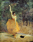 Henri Toulouse-Lautrec The Spanish Dancer - 1888 oil painting reproduction