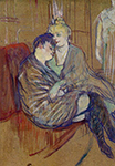 Henri Toulouse-Lautrec The Two Girlfriends - 1894  oil painting reproduction