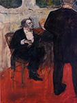 Henri Toulouse-Lautrec The Violinist Dancia - 1800 oil painting reproduction