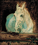 Henri Toulouse-Lautrec The White Horse Gazelle - 1881  oil painting reproduction