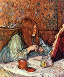 Henri Toulouse-Lautrec Woman at Her Toilette. Madame Poupoule - 1900  oil painting reproduction