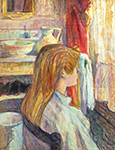 Henri Toulouse-Lautrec Woman at the Window - 1893-92 oil painting reproduction