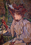 Henri Toulouse-Lautrec Woman with Gloves  oil painting reproduction
