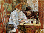 Henri Toulouse-Lautrec The Last Crumbs - 1891 oil painting reproduction