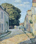 Henri Lebasque A Street in Montevrain oil painting reproduction