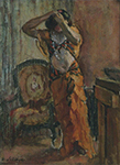 Henri Lebasque A Woman Dressing oil painting reproduction