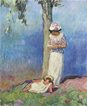 Henri Lebasque By the Tree oil painting reproduction