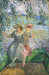 Henri Lebasque Fishing Party, 1915 oil painting reproduction