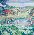 Henri Lebasque Flowering Garden, 1914-15 oil painting reproduction