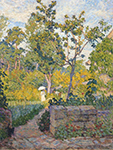 Henri Lebasque Garden at Champigny, 1894 oil painting reproduction