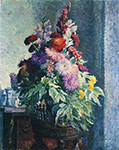Henri Lebasque Interior with a Bouquet of Flowers oil painting reproduction
