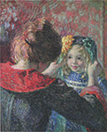 Henri Lebasque Madame Lebasque and her daughter Marthe, 1898 oil painting reproduction