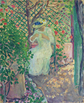 Henri Lebasque Marthe Lebasque in the Garden oil painting reproduction