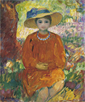 Henri Lebasque Nono in a Hat, 1909 oil painting reproduction