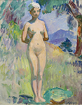 Henri Lebasque Nude at Saint-Tropez oil painting reproduction