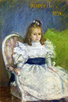 Henri Lebasque Portrait of Marcelle Mezieres, Nine Years Old, 1896 oil painting reproduction