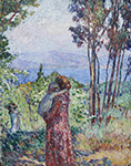 Henri Lebasque The Promenade at Saint-Tropez, 1906 oil painting reproduction