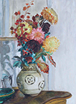 Henri Lebasque Vase of Chrysantemums oil painting reproduction
