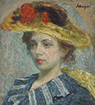 Henri Lebasque Woman in a Hat oil painting reproduction