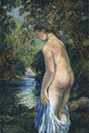 Henri Lebasque Young Bather by the River, 1897 oil painting reproduction