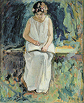 Henri Lebasque Young Woman Reading 01 oil painting reproduction
