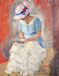 Henri Lebasque Young Woman Reading 02 oil painting reproduction