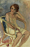 Henri Lebasque Young Woman Seated oil painting reproduction