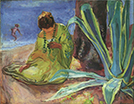 Henri Lebasque A Woman at Saint Maxime oil painting reproduction