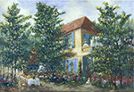 Henri Lebasque After Midday in the Garden oil painting reproduction