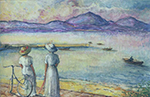 Henri Lebasque Bay at St Tropez oil painting reproduction