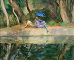 Henri Lebasque By the Fountain oil painting reproduction