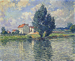 Henri Lebasque By the River oil painting reproduction