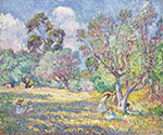Henri Lebasque Children on the Glade, 1906-07 oil painting reproduction