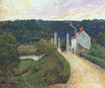 Henri Lebasque Country Road Bridge and Carriage, 1895 oil painting reproduction