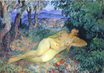 Henri Lebasque Large Nude at Cannes oil painting reproduction