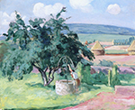 Henri Lebasque Man by the Well oil painting reproduction