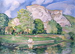 Henri Lebasque Marthe and Nono oil painting reproduction