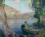Henri Lebasque On the Seine at Andelys oil painting reproduction