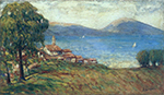 Henri Lebasque Sailboats in Provence oil painting reproduction
