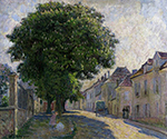 Henri Lebasque Street in the Village oil painting reproduction