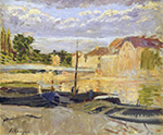Henri Lebasque The Banks of the Marne at Lagny, 1905 oil painting reproduction