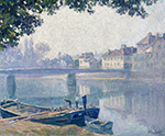 Henri Lebasque The Banks of the Marne, 1907 oil painting reproduction