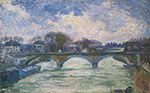 Henri Lebasque The Bridge over the Marne oil painting reproduction