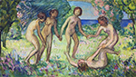 Henri Lebasque The Dance, 1917 oil painting reproduction