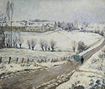 Henri Lebasque The Farm at Lagny in Winter, 1905 oil painting reproduction
