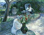 Henri Lebasque The Garden at Pradet oil painting reproduction