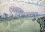 Henri Lebasque The Marne at Pomponne, 1905 oil painting reproduction