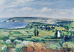 Henri Lebasque The Plain of Crozon, Finistere, 1923 oil painting reproduction