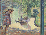 Henri Lebasque The Swing oil painting reproduction